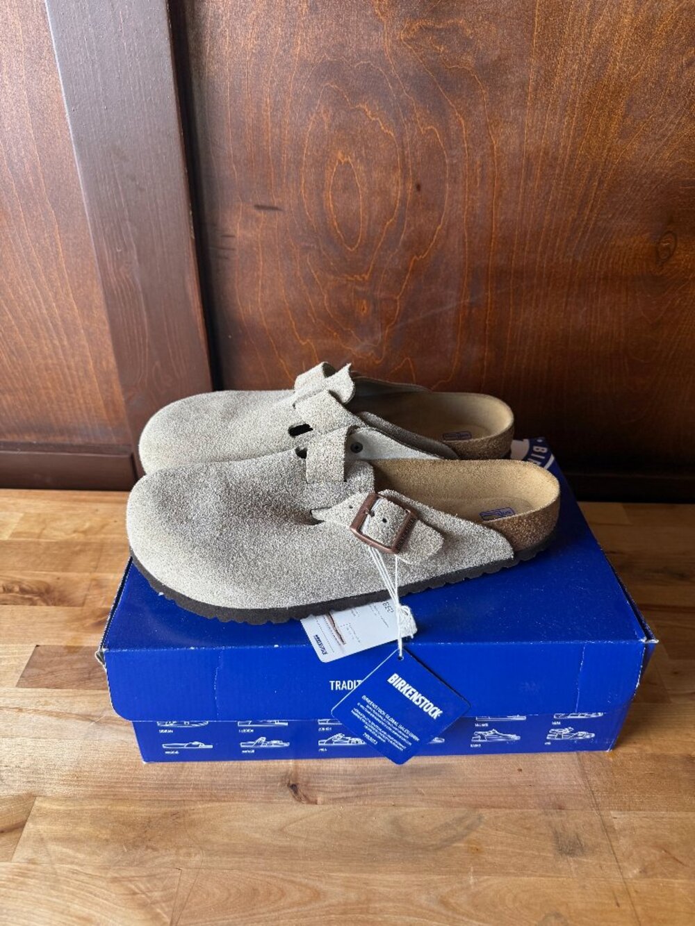 NWT Birkenstock Boston BS in Taupe